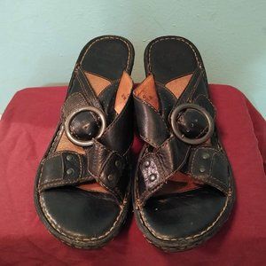 Born Leather Comfort Sandals